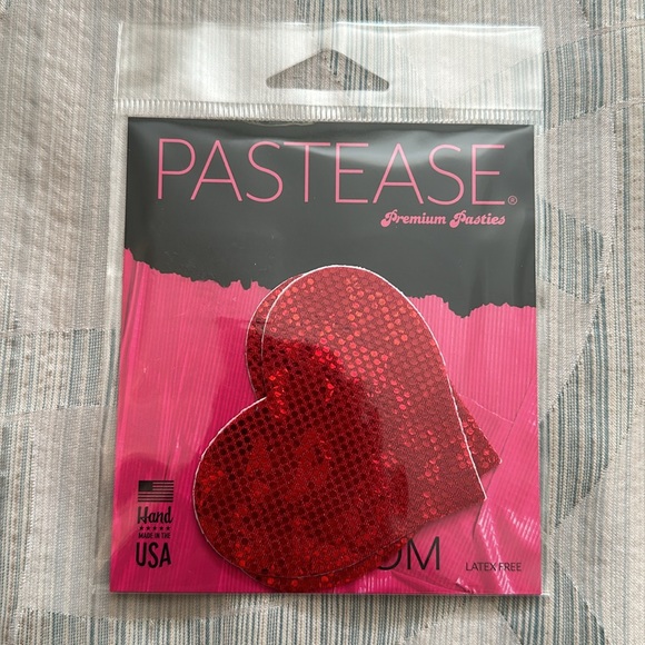 NWT Valentines Day heart nipple pasties + body stickers - Picture 2 of 5